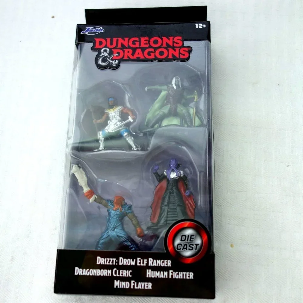 2020 Jada Dungeons & Dragons‎ Drizzt 4 Piece Die Cast Figure Set #31690 NIB